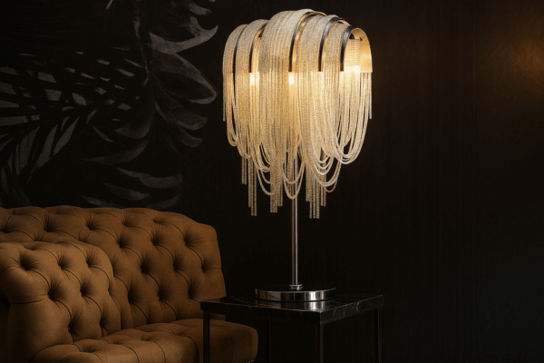 Cascada™ Luxury Tassel Chain LED Table Lamp