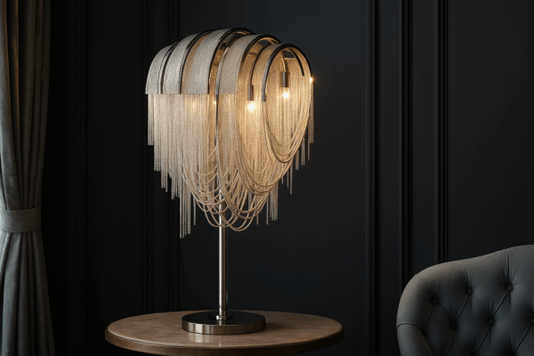Cascada™ Luxury Tassel Chain LED Table Lamp - Bild 3