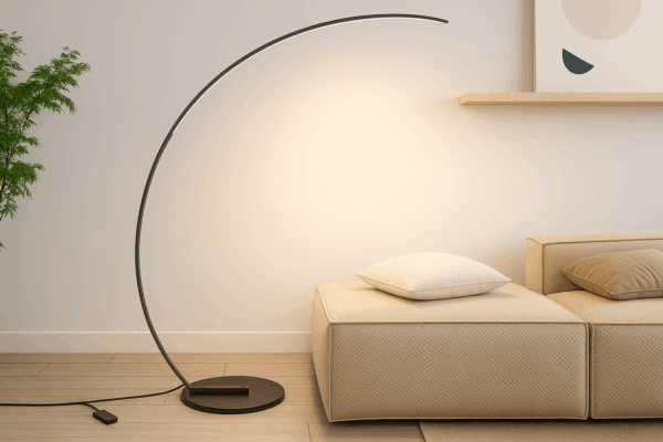 Lunaro™ Modern Arc LED Floor Lamp - Bild 3