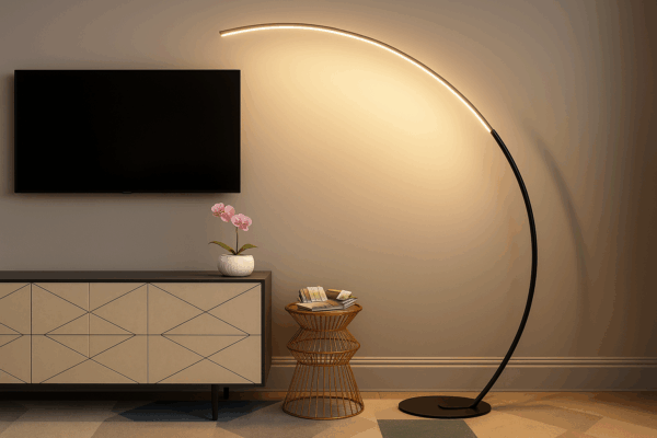 Lunaro™ Modern Arc LED Floor Lamp - Bild 2