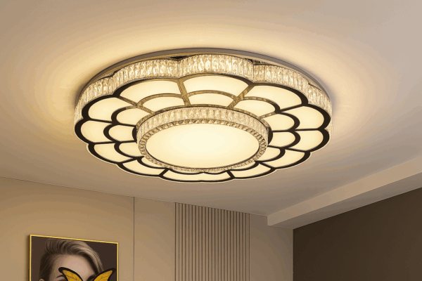 Fiorella™ Luxury Petal-Edge Crystal Ceiling Light - Bild 4