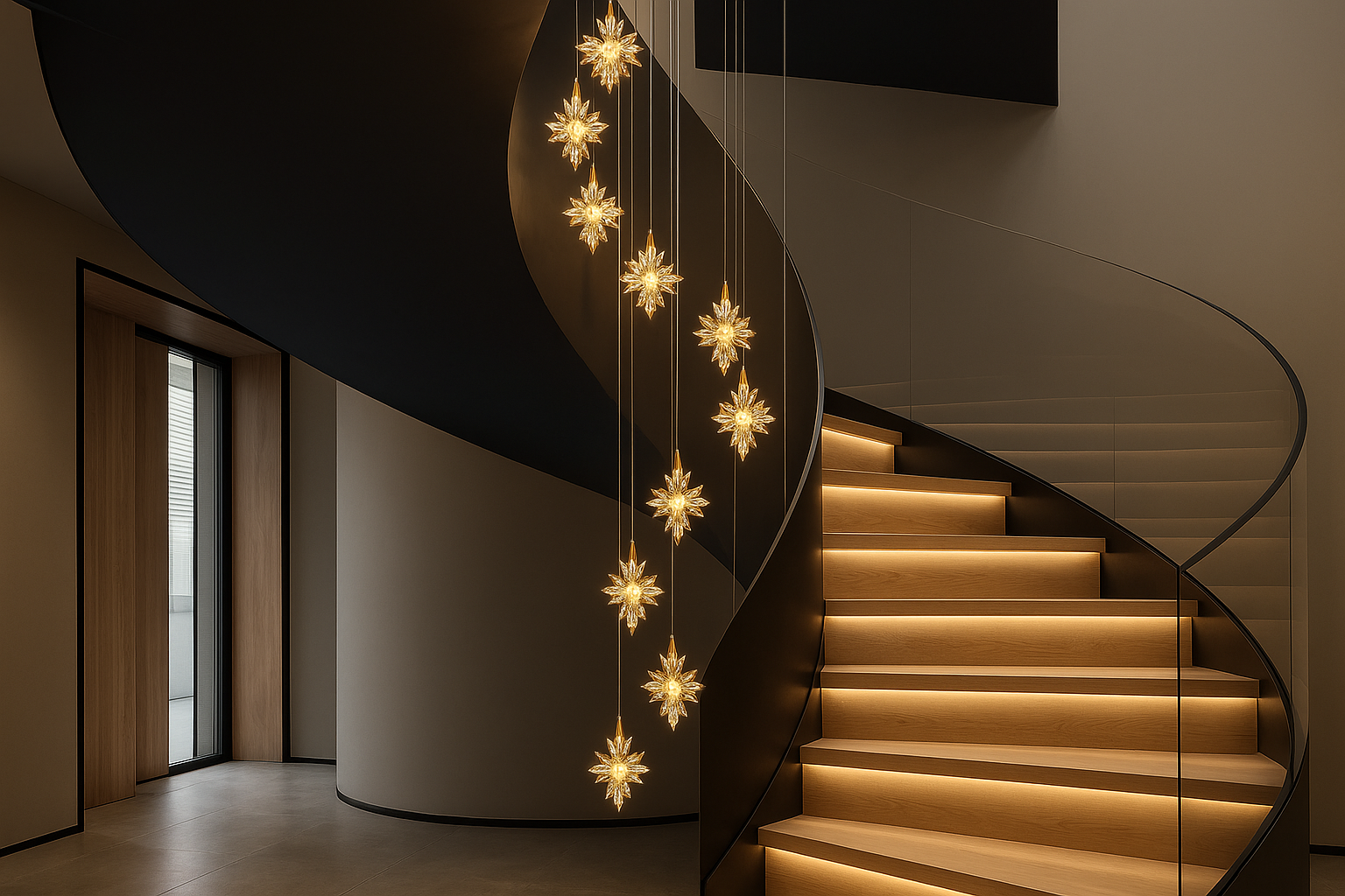 Floralis™ Grand Bloom  Staircase Chandelier - Bild 2