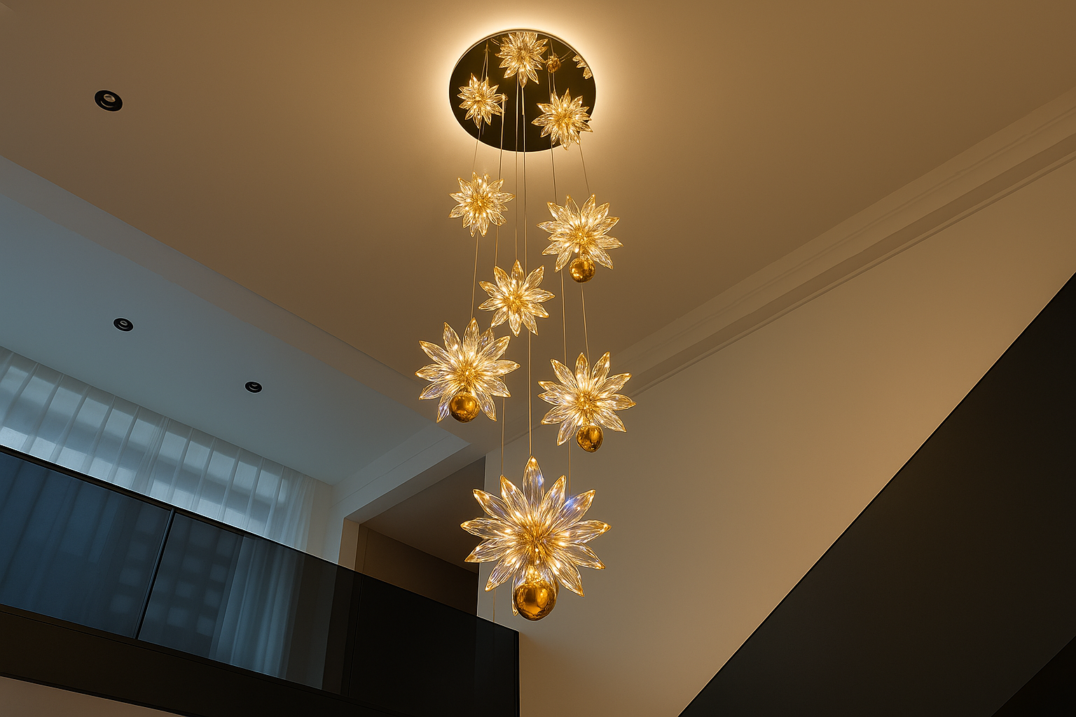 Floralis™ Grand Bloom  Staircase Chandelier - Bild 4