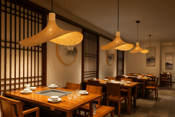 Santos™ Handmade Bamboo Pendant Lamp Set - Bild 2