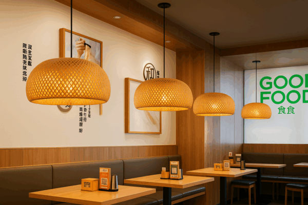 Santos™ Handmade Bamboo Pendant Lamp Set