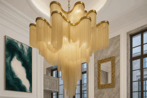 Tassela™ Luxury Fringe Chain Chandelier