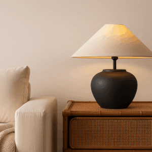 NamiZen™ Wabi-Sabi Ceramic Table Lamp 