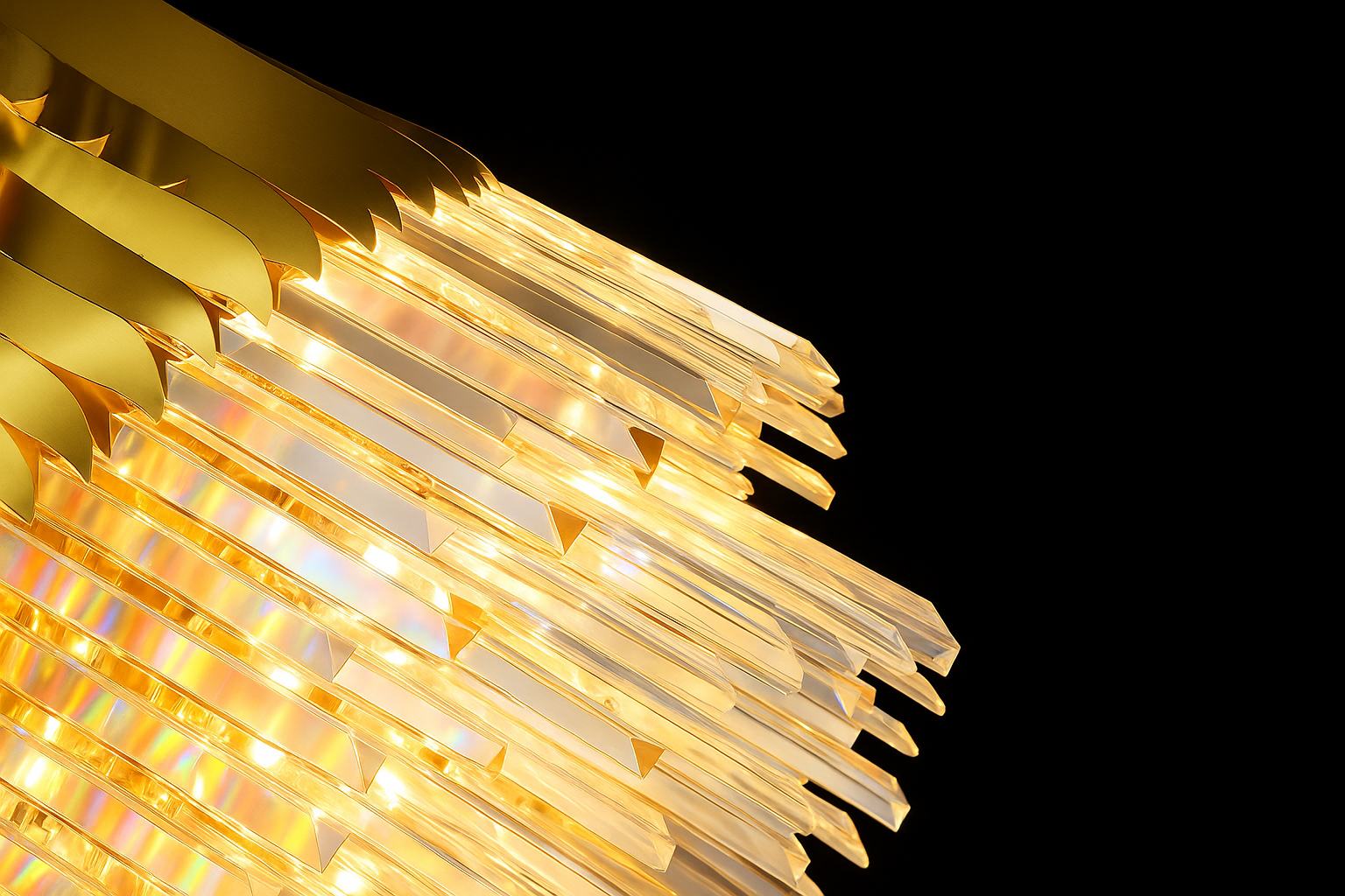 Virelle™ Empire Gold Crystal Chandelier - Bild 2