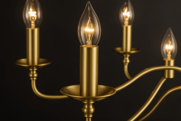Albrio™ Silver Beaded Crystal Chandelier - Bild 2
