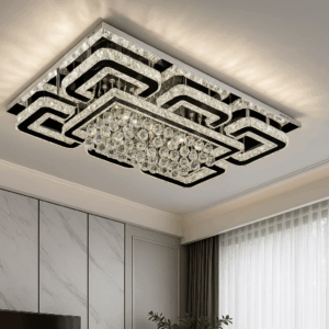 Astrena™ Luxury Crystal Rectangle Ceiling Light