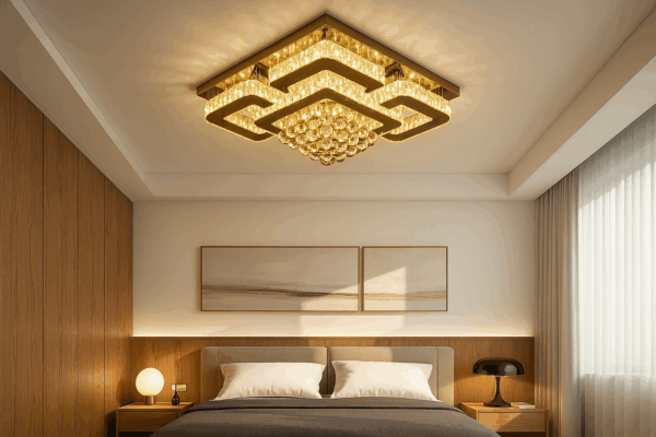 Astrena™ Luxury Crystal Rectangle Ceiling Light - Bild 4