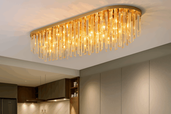 Lucentis™ Luxury Crystal Flush Ceiling Light - Bild 3