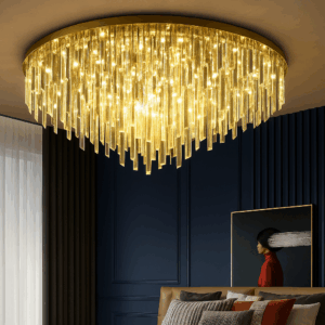 Lucentis™ Luxury Crystal Flush Ceiling Light