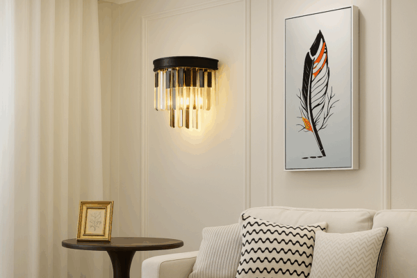 Regalia™ European Crystal Cascade Wall Light - Bild 3