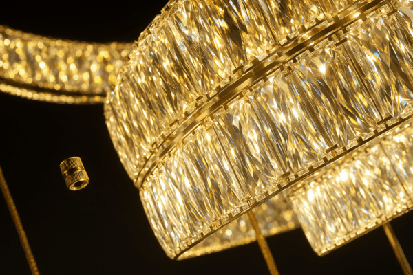 💎 VelisseTM Nordic Crystal Ring Ceiling Light - Bild 2