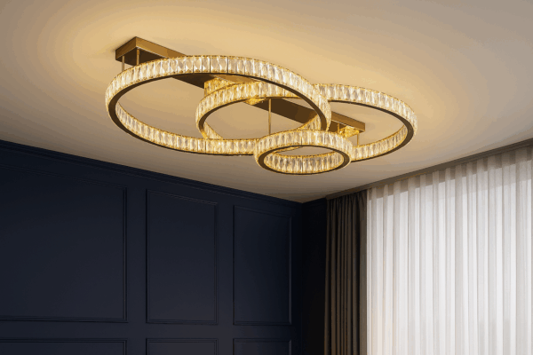 💎 VelisseTM Nordic Crystal Ring Ceiling Light - Bild 3
