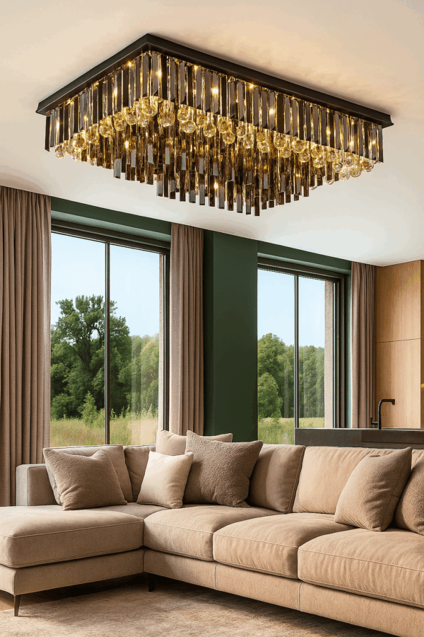 Virello™ Cascade Crystal Ceiling Light - Bild 2