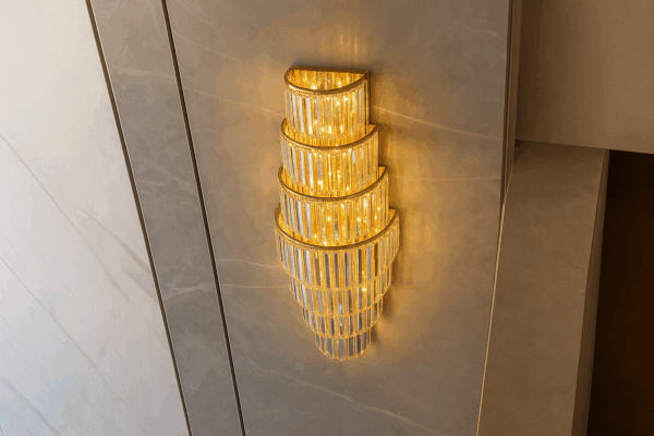 Castello™ European Crystal Layered Wall Sconce - Bild 2