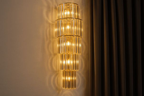 Castello™ European Crystal Layered Wall Sconce