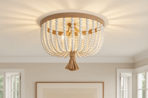 Lucenza™ Modern Gold Dual-Ring Crystal Ceiling Light - Bild 4