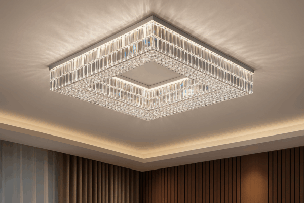 Luminoire™ Modern Square Crystal LED Ceiling Light - Bild 3