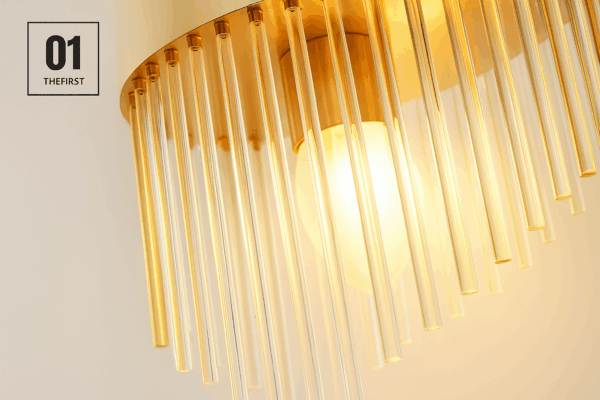  Thierlux™ Gold Crystal Rod Wall Lamp  - Bild 3