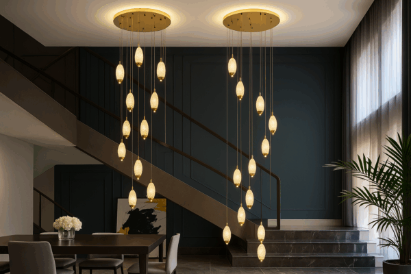 Virella™ Grand Crystal Staircase Pendant Light - Bild 3