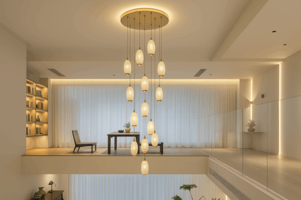 Virella™ Grand Crystal Staircase Pendant Light
