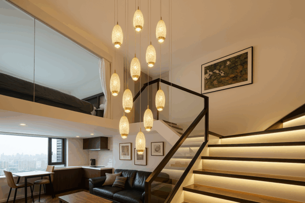 Virella™ Grand Crystal Staircase Pendant Light - Bild 4