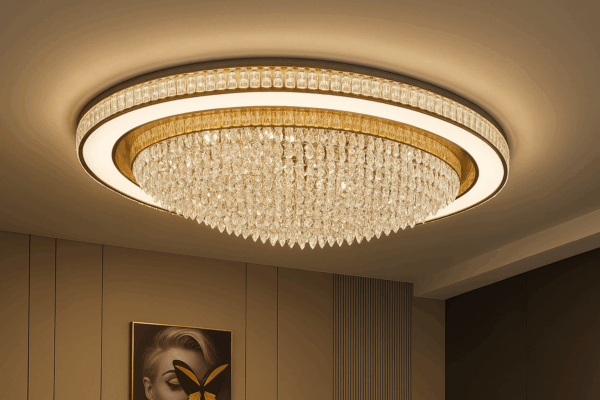 LucernaTM Dual Halo Crystal LED Ceiling Light - Bild 5