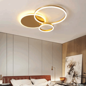 Lunara™ Gold Orbit Acrylic Ceiling Light