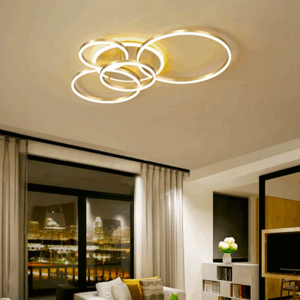 Lunara™ Gold Orbit Acrylic Ceiling Light - Bild 2