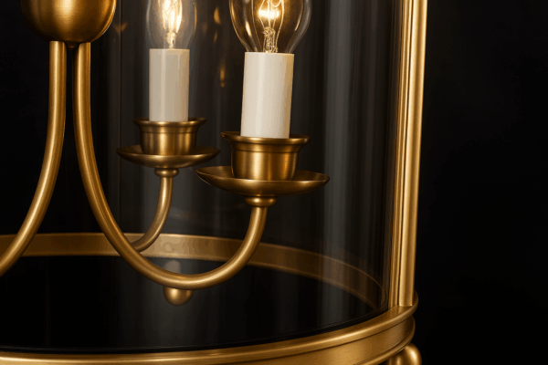 Velaria™ Brass Cage Crystal Pendant Light - Bild 3