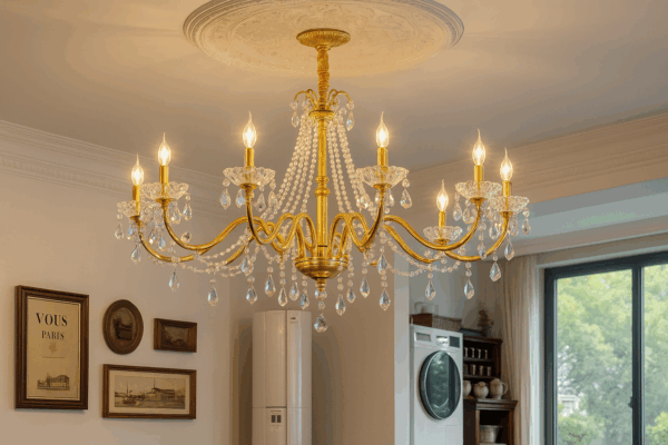 Bellavène™ Retro French Candle Crystal Chandelier - Bild 4