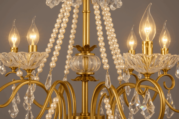 Bellavène™ Retro French Candle Crystal Chandelier - Bild 2