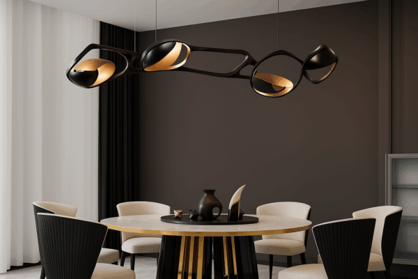 Averra™ Rose Gold Drift Pendant Chandelier - Bild 4